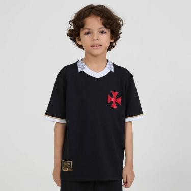Imagem de CAMISETA VASCO ETERNO INFANTIL PRETO 10-Unissex