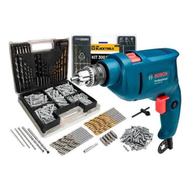 Imagem de Furadeira De Impacto Bosch GSB 450 RE 450W 10mm Com Brocas e - Congrat