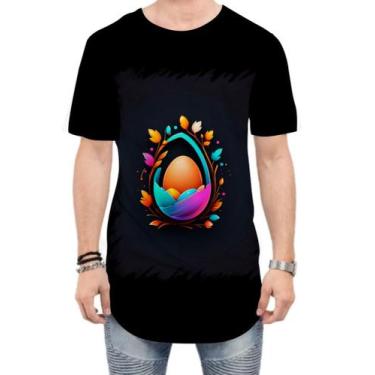 Imagem de Camiseta Longline de Ovos de Páscoa Minimalistas 16 - Kasubeck Store®,