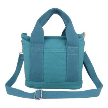 Imagem de Bolsa Sacola Feminina Transversal Em Lona Casual Dia A Dia Trabalho - 