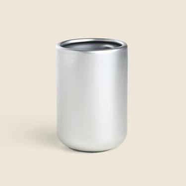 Imagem de Porta-Escova Silver Cerâmica - ACASA - ACASA, Cinza, UN