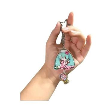 Imagem de Chaveiro Kawaii Hatsune Miku, Pingente De Mochila Anime, Presente Girl