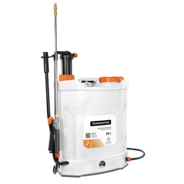 Imagem de Pulverizador Costal a Bateria Tramontina 20?L 12?V com 5 Bicos e Carregador Bivolt