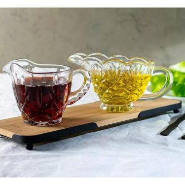 Imagem de Kit Leiteira 175ml de Vidro + Molheira 140ml Dublin e Luxus - Luxus e 