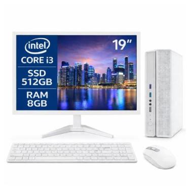 Imagem de Computador Slim BR Completo I3 8ª Gen 16GB SSD 256GB Win 11 - MultiPC
