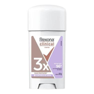 Imagem de Desodorante Antitranspirante Stick Creme Rexona Clinical Extra Dry Fem