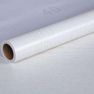 Imagem de WSWJDW Adesivos de parede de vinil de madeira à prova d'água Papel de parede papel autoadesivo de portas Gabinete de mesa Adesivo decorativo de móveis modernos, 12,60 cm x 2 m