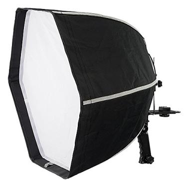 Imagem de Fotodiox Softbox Flash F60 Quick Collapse - 60 cm hexagonal para Canon Speedlight e Nikon, Vivitar, Sunpack Flash etc.