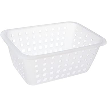 Imagem de Ordene - Cesto Organizador Plástico Grande com Volume de 5,2 Litros, Cor Cristal, Linha Log.
