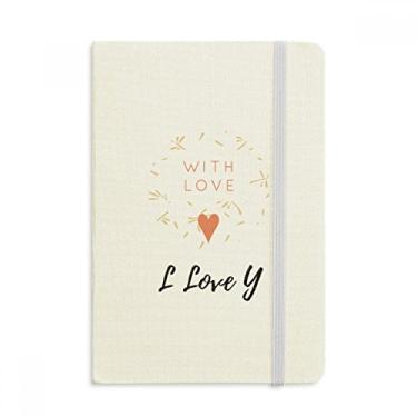 Imagem de Caderno de arte de plantas abstratas oficial de tecido capa dura para diário clássico