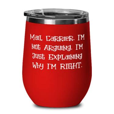 Imagem de Taça de vinho exclusiva para transporte de correio Sou para homens e mulheres, presente da Boss, copo de vinho isolado para transporte de correio