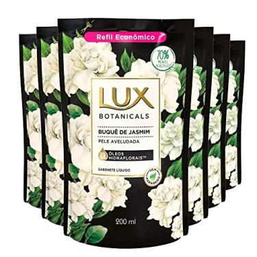 Imagem de Kit Sabonete Líquido Lux Refil Botanicals Buquê De Jasmim 200ml 6 Unidades