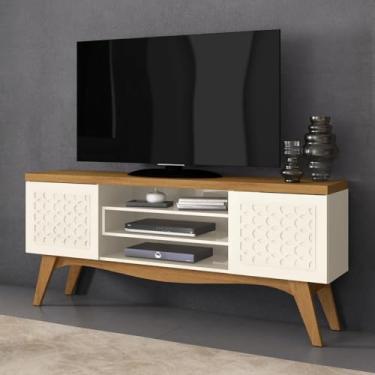 Imagem de Rack para TV Bancada Rain Off White Coral