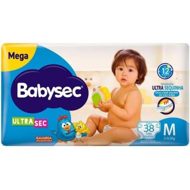 Imagem de Fralda Babysec Ultrasec Galinha Pintadinha M Azul