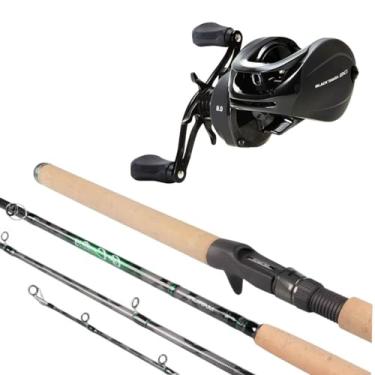 Imagem de Maruri, Kit Pesca Carretilha Maruri Black Tamba BG + Vara Maruri Go Cast 2,13m 20-40Lbs Lado da manivela:Direito