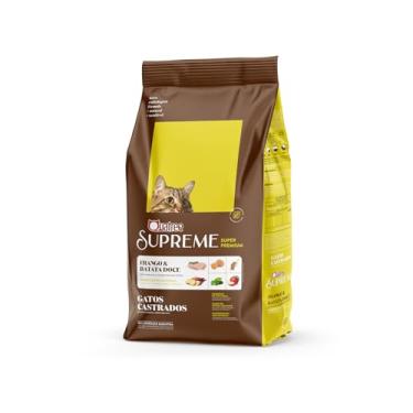 Imagem de Ração Quatree Supreme Gatos Adultos Castrados Frango 3kg