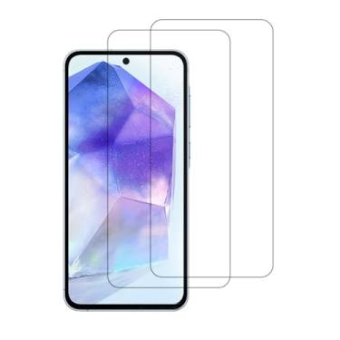Imagem de UPONEW Pacote com 2 para Samsung Galaxy A55 protetor de tela de vidro temperado de alta transparência 9H Frontier
