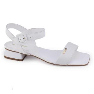 Imagem de Sandália Bottero 344101 Couro BOTEDUARDA Square baixa fivela-Feminino