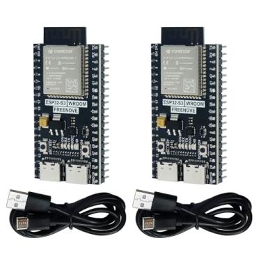 Imagem de Freenove ESP32-S3 ESP32 S3 Board Lite (pacote com 2), microcontrolador dual-core de 32 bits 240 MHz, sem fio integrado, código C Python, tutorial de projetos de exemplo