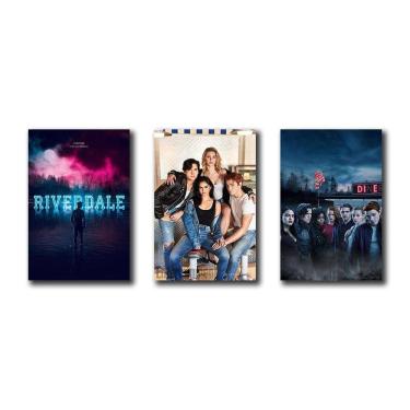 Imagem de Kit 3 Placas Decorativas Riverdale Mdf