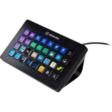 Imagem de Mesa controladora Streaming Elgato Stream Deck XL, 32 teclas LCD, USB 