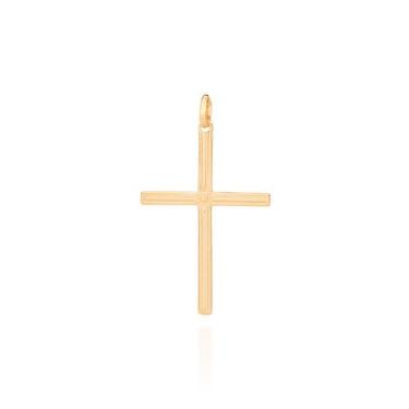 Imagem de Pingente banhado ouro 3x 24k 18k e 22k  unissex cruz rommanel 542117