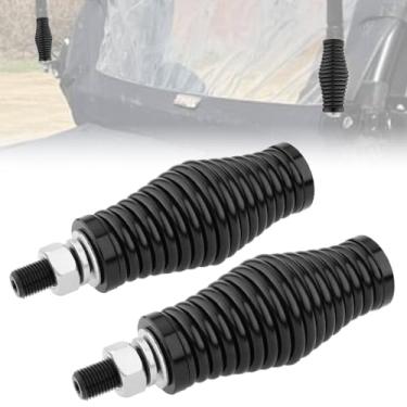 Imagem de TSUNG Whip Lights Base de montagem de mola de barril resistente para ATV UTV Truck Jeep Off Road compatível com Polaris RZR Can-Am Maverick X3 Sportsman (A-2 peças)