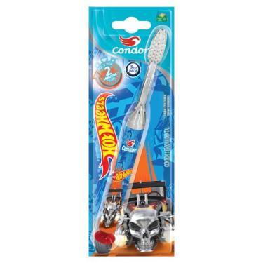 Imagem de Escova Dental Macia com Luz de Led que Pisca Hot Wheels - Condor