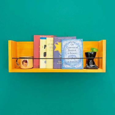 Imagem de Prateleira de Parede de Madeira Versatile Grande Carvalho - ArtFactory