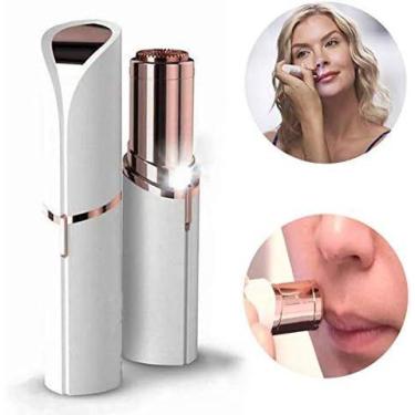 Imagem de Depilador Batom Facial Indolor Portátil Buço Removedor Pelos USB BATOM