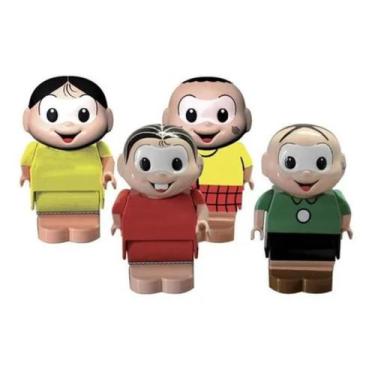 Imagem de Coleção Turma Da Mônica Bloco De Montar E 4 Bonecos 0210 - Monte Líban