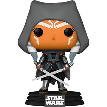 Imagem de Funko Pop! Star Wars: The Mandalorian - Hooded Ahsoka with Duel Sabers, Amazon Exclusive