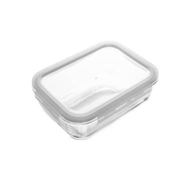 Imagem de LYOR - Pote Hermético de Vidro com Tampa 640ml - Organização de Alimentos - Porta Mantimentos com Tampa Hermético