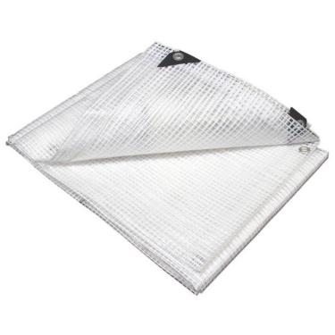 Imagem de Lona Transparente 4x3 com ilhoses cada 50cm 300 micras