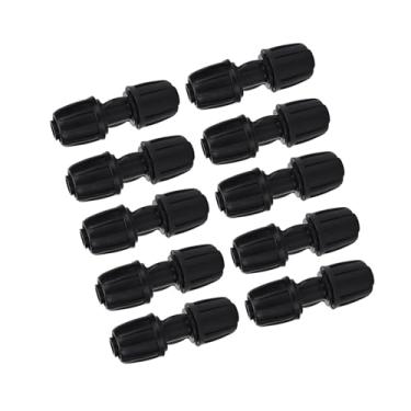 Imagem de Tubulação de Irrigação, Adaptador de Sopro de Irrigação Irrigação por Gotejamento de Jardim 10 Unidades Conector de água Reto Encaixe de Tubulação de Irrigação para Mangueira PE