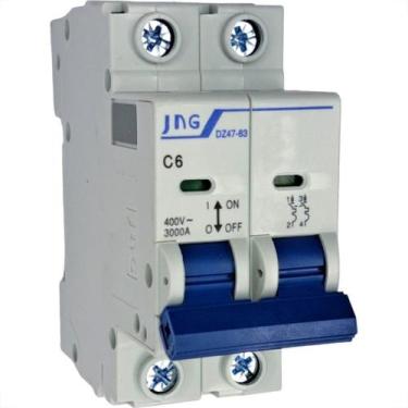 Imagem de Disjuntor Jng ''Din'' Bipolar 12086 - 6A. C