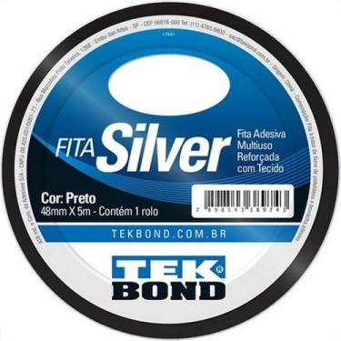 Imagem de Fita Silver Tape Tekbond 48Mm X 5M Preta