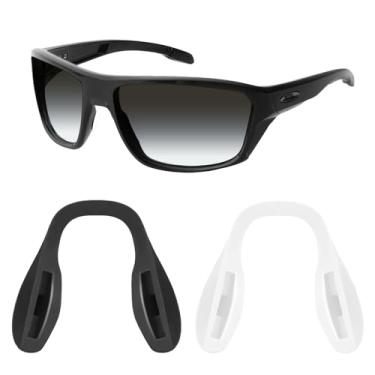 Imagem de Mryok 2 pares de substituição de nariz para óculos de sol Oakley Crossrange R OO9359-57 mm - branco e preto