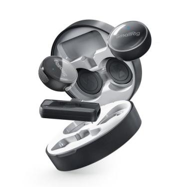 Imagem de Microfone de Lapela Sem Fio SMALLRIG S60 - Compatível com iPhone e And