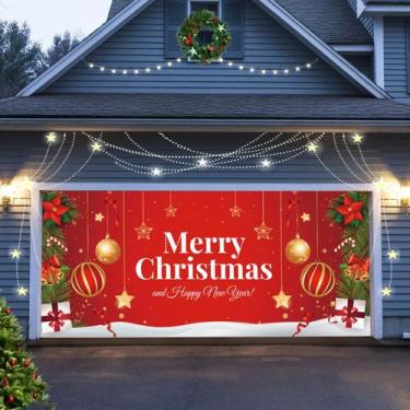 Imagem de Tampa de Porta de Garagem de Natal - Cristina 2024 (180x400cm)