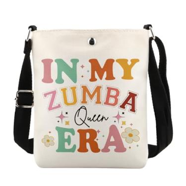 Imagem de MAOFAED Bolsa tiracolo Zum-ba Gift In My Zum-ba Queen Era para meninas e mulheres, presente Zum-ba Lover Gift Zum-ba Presente de professor, Zumbaqueenxk