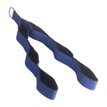 Imagem de UGPLM Alça de fixação do cabo de corda tríceps Alça de exercício Alça Maior amplitude de movimento TRicep puxe a fixação para picos de facepulls, Azul