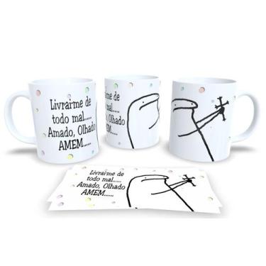 Imagem de Caneca de Porcelana Personalizada Flork Frases Engraçadas, Divertidas 