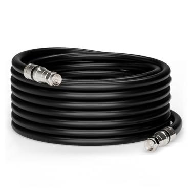 Imagem de THE CIMPLE CO Cabo coaxial, 150 pés, RG11, interno/externo, blindagem dupla, Internet de alta velocidade, extensão por satélite, CATV, resistente a UV, à prova de intempéries, classificação CL2, 45