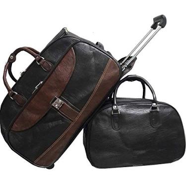 Imagem de Mala de viagem com rodinhas e Mala Bolsa pequena de mão de bordo,