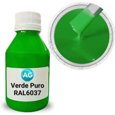 Imagem de Cor Sólida Verde Puro AG - RAL6037 - Resinas ag, 10G