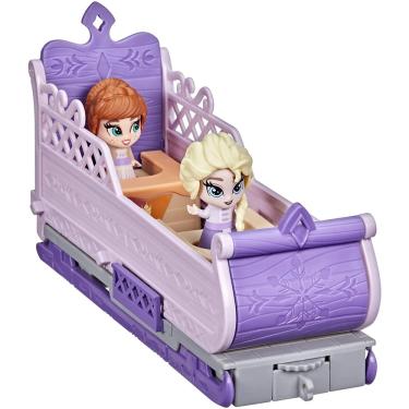 Imagem de Disney Frozen 2 Twirlabouts Picnic Playset Sled-to-Castle com Elsa e Anna Bonecas e Acessórios, Brinquedos para Crianças 3 anos ou mais