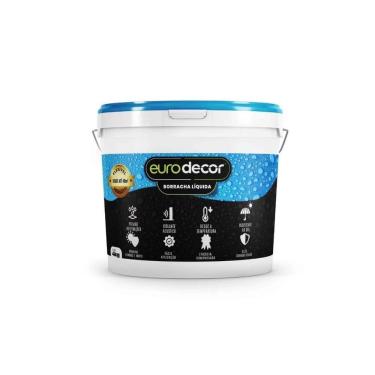 Imagem de Borracha Líquida - Cinza Shark1kg E Impermeabilizante Contra Mofos E Infiltrações