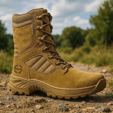 Imagem de Bota Coturno Coyote  Tática Spectrun Fast Militar Motoqueiro, Coyote, 