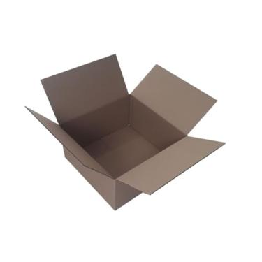 Imagem de Caixas de Papelão 40x40x20 cm, Conjunto de 10 Unidades, Marrom